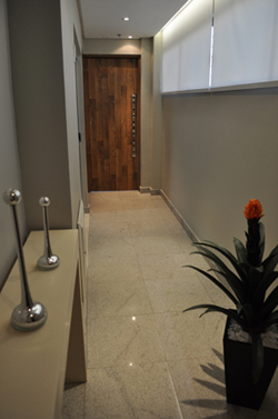 Corredor interno — privacidade